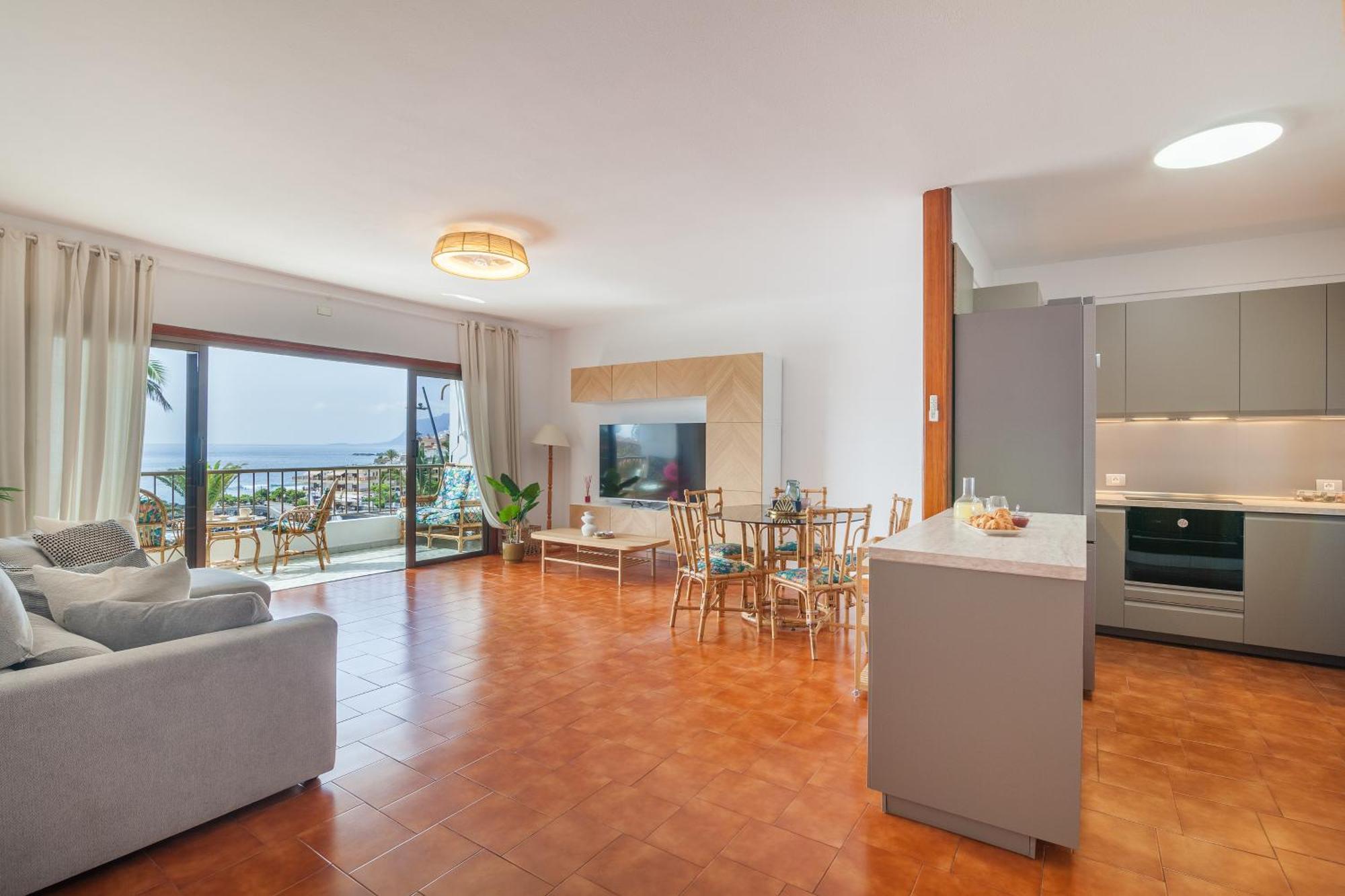 Apartament Casa De Franco - Ocean View, Terrace, Balcony, 50M From Playa La Arena, Fibre Net Puerto de Santiago  Zewnętrze zdjęcie