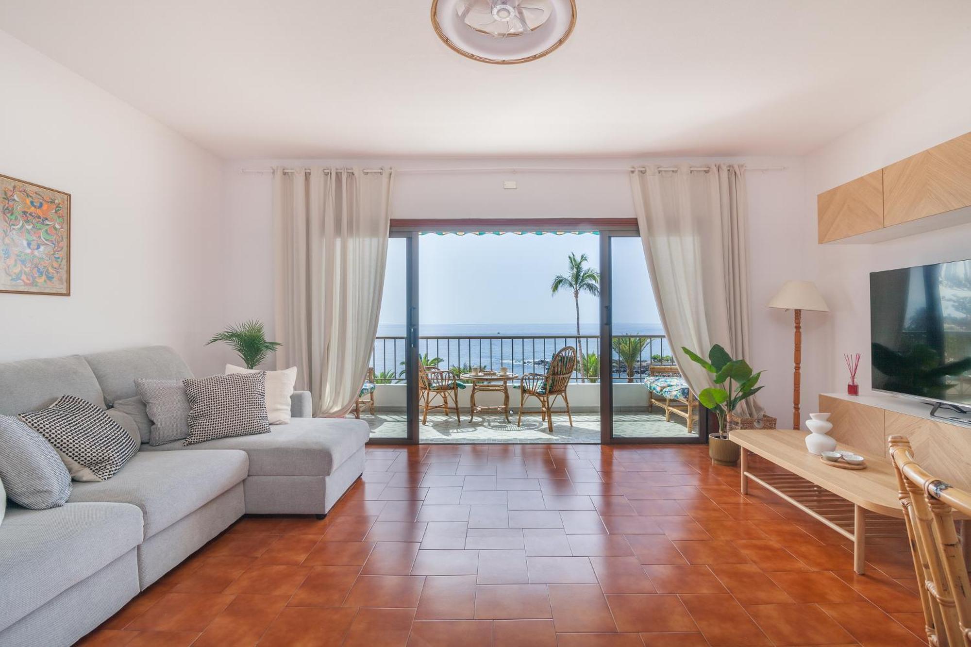 Apartament Casa De Franco - Ocean View, Terrace, Balcony, 50M From Playa La Arena, Fibre Net Puerto de Santiago  Zewnętrze zdjęcie