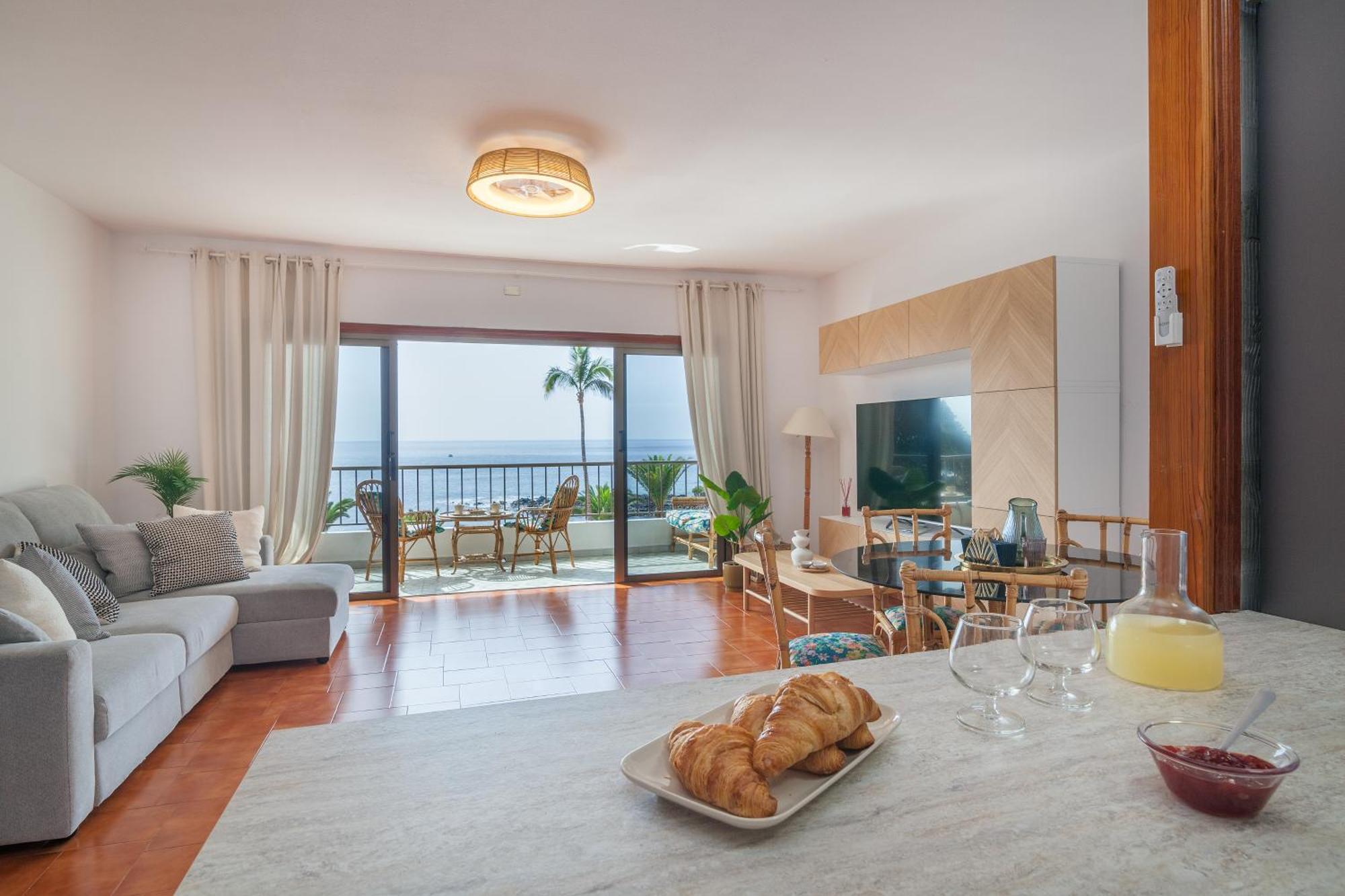 Apartament Casa De Franco - Ocean View, Terrace, Balcony, 50M From Playa La Arena, Fibre Net Puerto de Santiago  Zewnętrze zdjęcie
